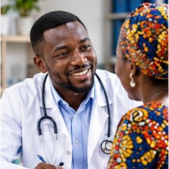 Médecin utilisant Rylna OS